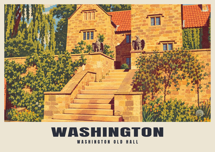 Washington Old Hall Poster