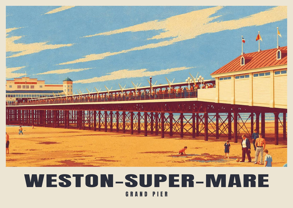 Grand Pier, Weston-super-Mare Poster