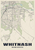 Street map poster of Whitnash, Warwickshire