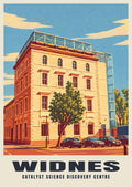Catalyst Science Discovery Centre, Widnes poster, Retro Railway style