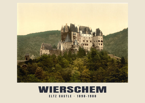 Burg Eltz, Wierschem — 1890–1900 · Vintage photochrom print