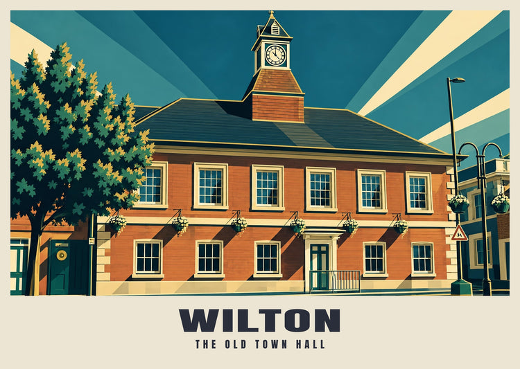 The Old Town Hall, Wilton Poster
