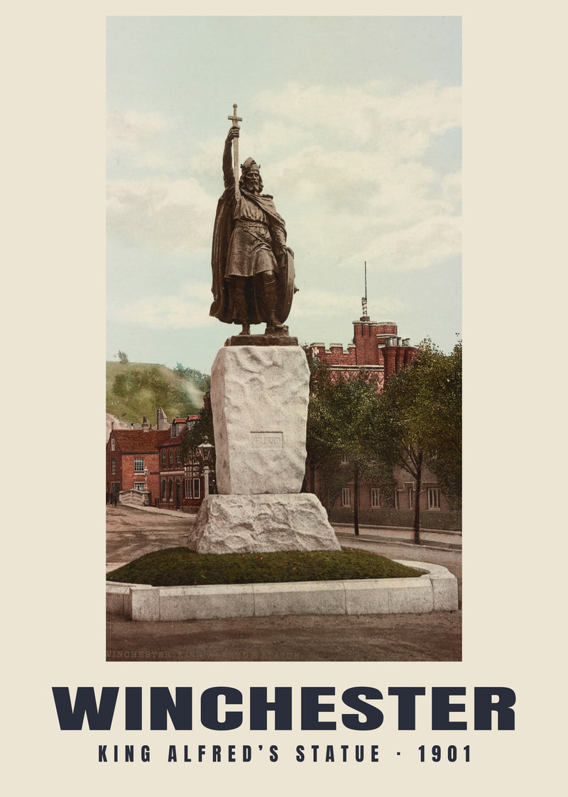 King Alfred’s Statue, Winchester — 1901
