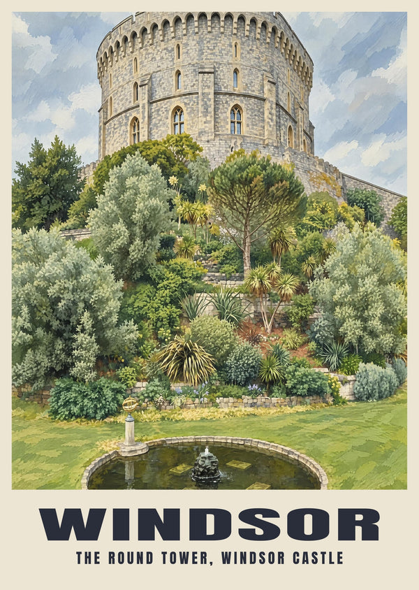 The Round Tower, Windsor Castle Poster