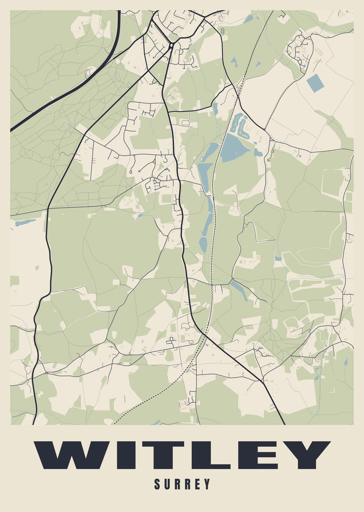 Witley Street Map Poster