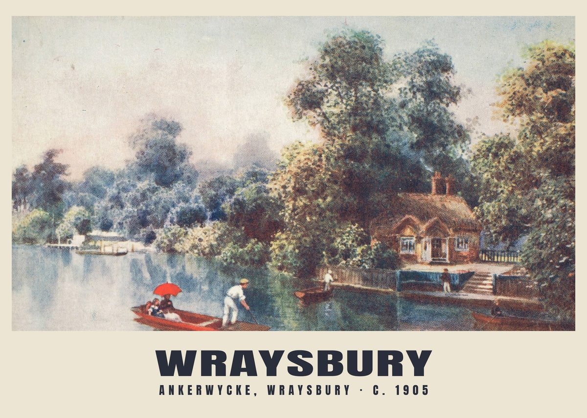 Ankerwycke, Wraysbury, c. 1905 heritage photograph