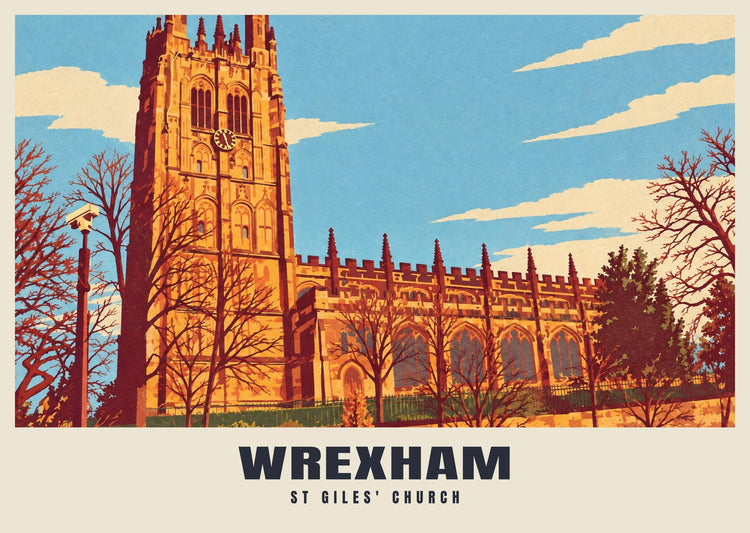 St Giles' Church, Wrexham Poster