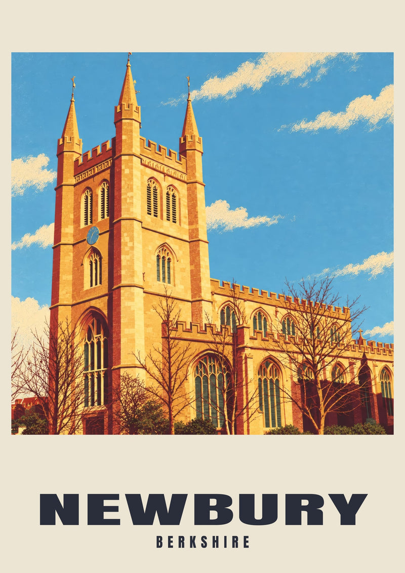 St Nicolas' Church, Newbury Poster