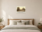 The Black Gate and Castle, Newcastle upon Tyne, 1890s Heritage Print at A2, as a poster, above a bed
