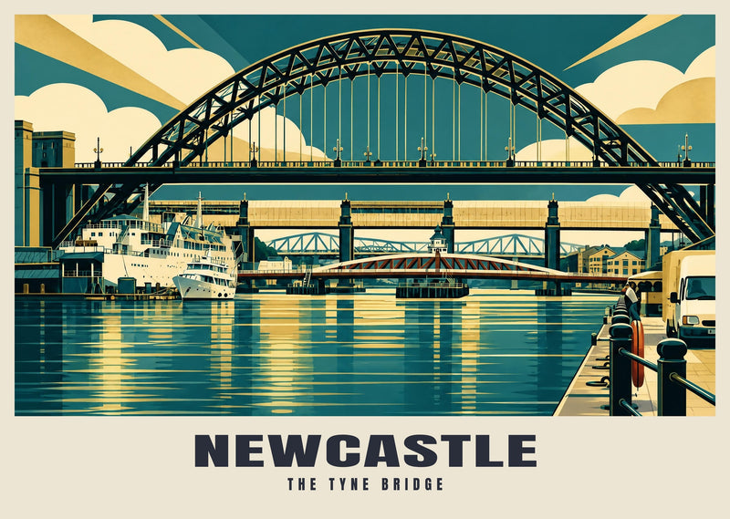 The Tyne Bridge, Newcastle Poster