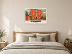 Palace House, Newmarket Poster at A1, as a poster, above a bed