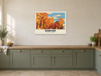 St Woolos Cathedral, Newport Poster at A1, in a white frame, in a kitchen