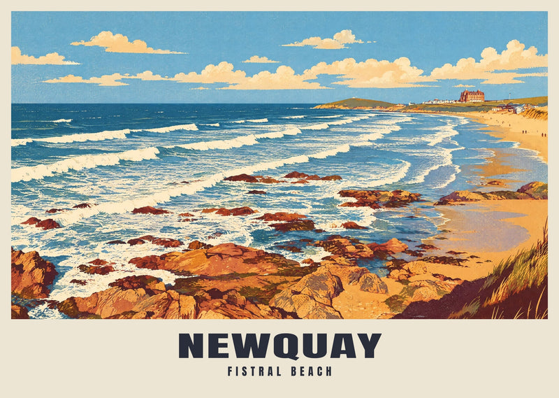 Fistral Beach, Newquay Poster