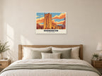 All Saints Church, Normanton Poster at A1, as a poster, above a bed