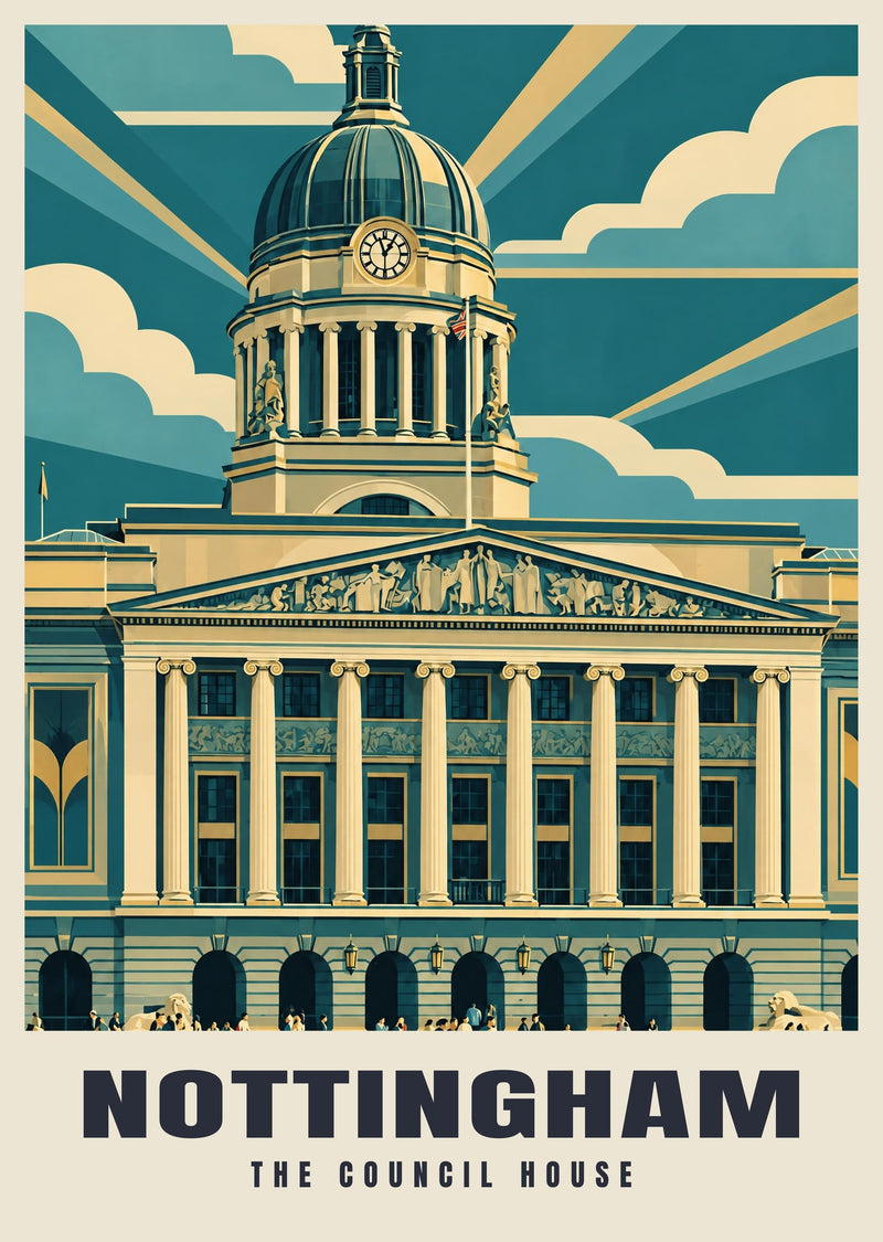 The Council House, Nottingham Poster