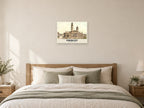 Dunn Square, Paisley, 1890s Heritage Print at A2, as a poster, above a bed