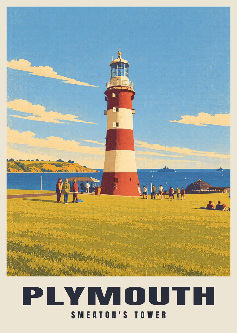 Smeaton's Tower, Plymouth Poster