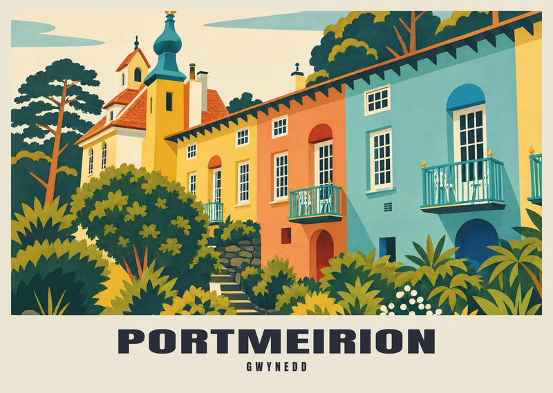 Portmeirion Poster