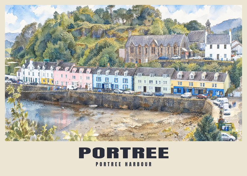 Portree Harbour Poster