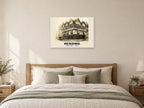 Broad Street, Reading, 1900s Heritage Print at A1, as a poster, above a bed
