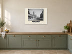 Castle Street, Reading, 1890 Heritage Print at A1, in a white frame, in a kitchen