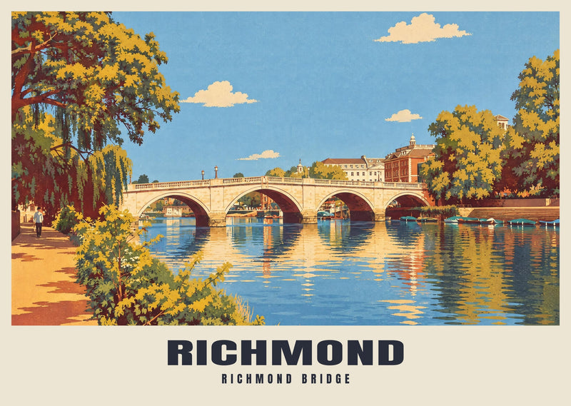 Richmond Bridge Poster