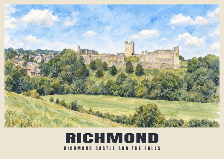 Richmond Castle, North Yorkshire Poster