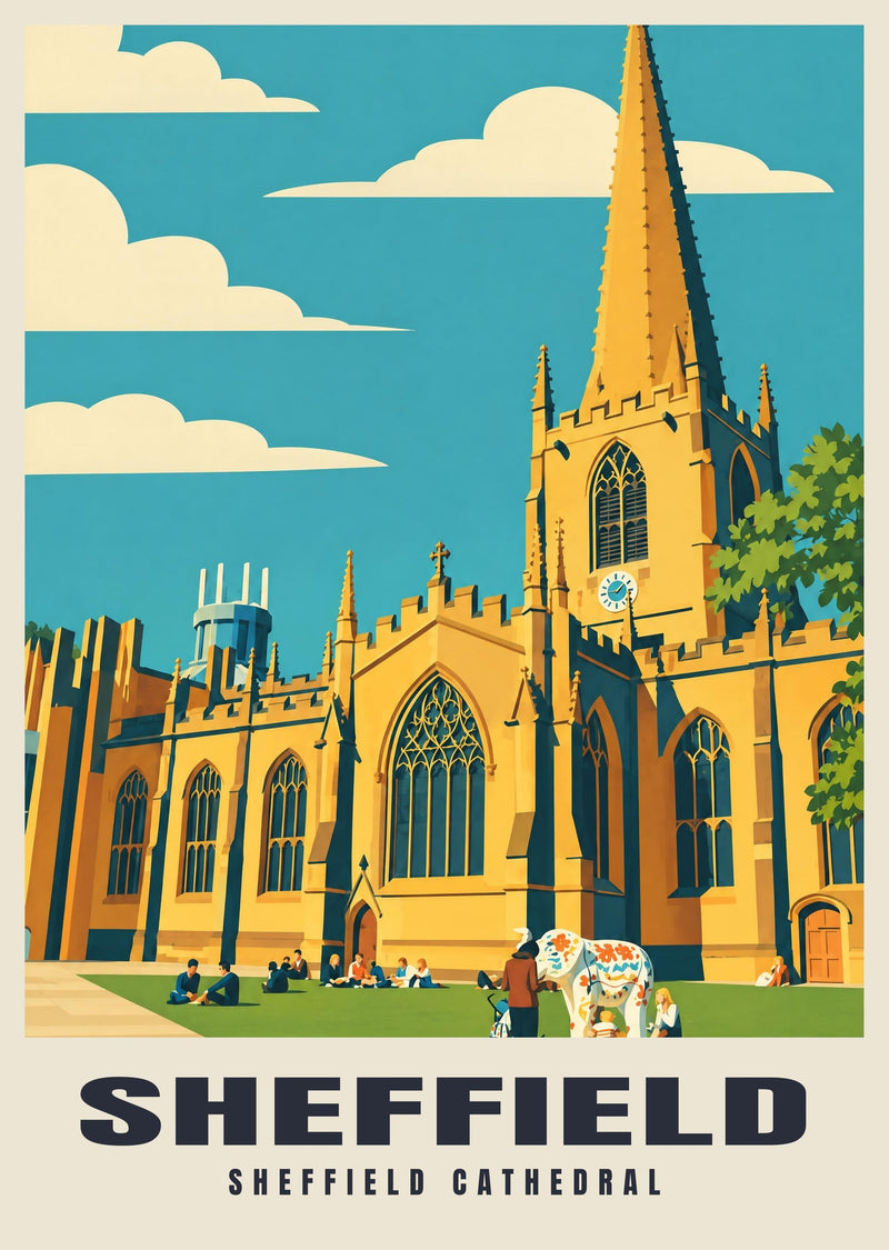 Sheffield Cathedral Poster