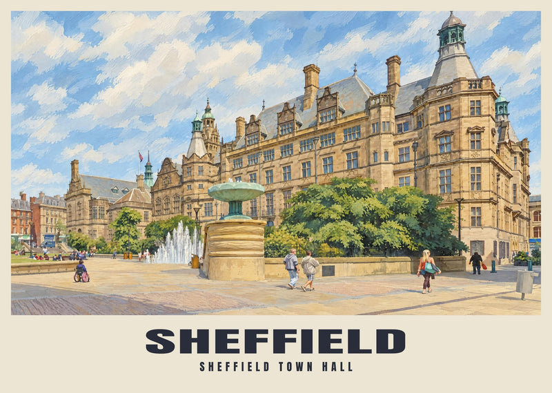 Sheffield Town Hall Poster