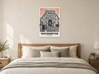 The Bargate, Southampton Poster at A1, as a poster, above a bed