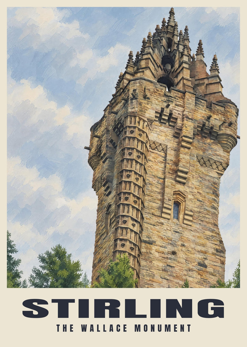 The Wallace Monument, Stirling Poster