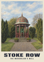 The Maharajah's Well, Stoke Row poster in the British Heritage style