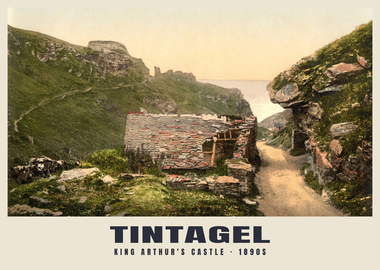 King Arthur's Castle, Tintagel, c. 1890–1900 Heritage Print