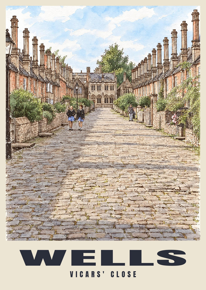 Vicars' Close, Wells Poster