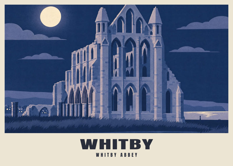 Whitby Abbey Poster