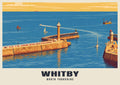 Whitby vintage-style poster