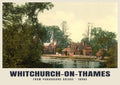 Whitchurch-on-Thames poster, From Pangbourne Bridge · 1890s