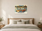 Bowness Bay, Windermere Poster at A1, as a poster, above a bed