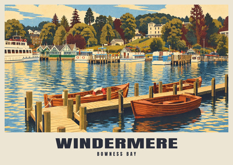 Bowness Bay, Windermere Poster