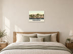 Bowness Boat Landing, Windermere, 1890s Heritage Print at A2, as a poster, above a bed