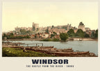 Windsor poster, The Castle from the River · 1890s
