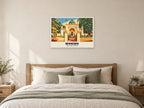Shah Jahan Mosque, Woking Poster at A1, as a poster, above a bed