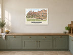 The Lucas Hospital, Wokingham Poster at A1, in a white frame, in a kitchen