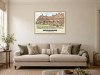 The Lucas Hospital, Wokingham Poster at A1, in a natural wood frame, in a sitting room