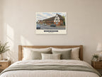 Rose Street, Wokingham Poster at A1, as a poster, above a bed