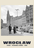Rynek North Side and Period Cars, Wrocław — 1968
