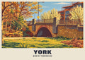 York vintage-style poster