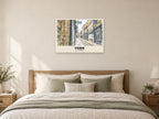 The Shambles, York Poster at A1, as a poster, above a bed