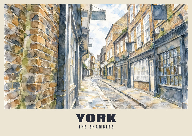 The Shambles, York Poster